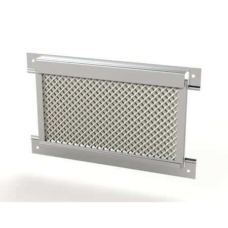 Saginaw Control & Engineering Filter, 10 in. H x 6 in. W x 1/2 in. L, Aluminum SCE-FLT84